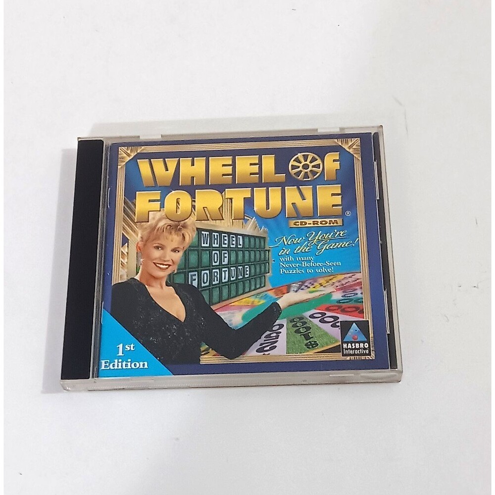 Wheel of Fortune PC CD-ROM Game 1998 Hasbro Interactive Win 95/98